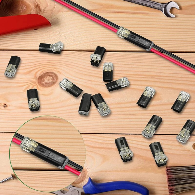 1/2/3 Pin Waterproof Automotive Electrical Connector Sealed Dustproof Wire Terminal Strip for Car Wiring Cable Connection