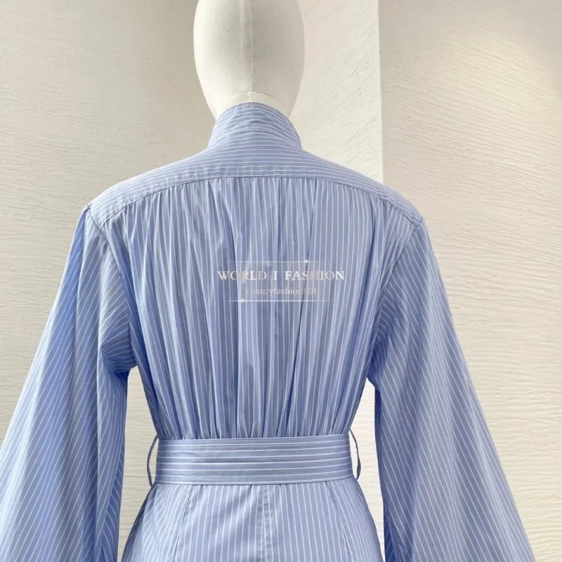 Blue Floral Print Sleeveless Cascading Backless Cross Back Midi Dress 2025 High Quality Attractive