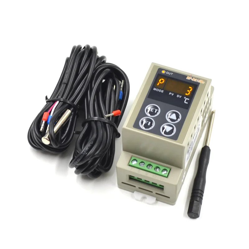 Rail Type Temperature Difference Meter Solar Hot Water Circulation Temperature Difference Controller Rail Type Temperature Difference Meter Solar Hot Water Circulation Temperature Difference Controller
