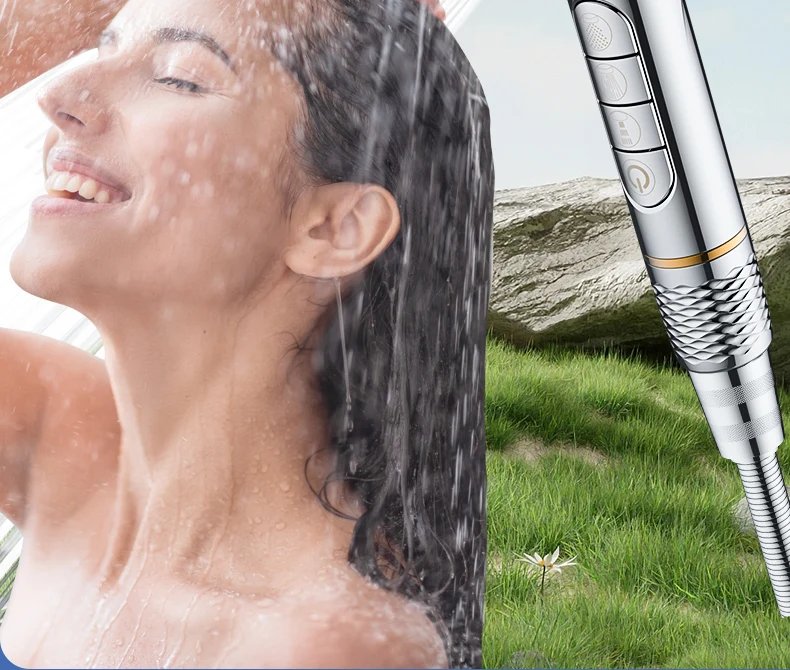 1pc Filtered Supercharged Shower Head Four-speed Adjustment With Water Seal Multi-functional Home Shower Bathroom Accessories 1pc Filtered Supercharged Shower Head Four-speed Adjustment With Water Seal Multi-functional Home Shower Bathroom Accessories