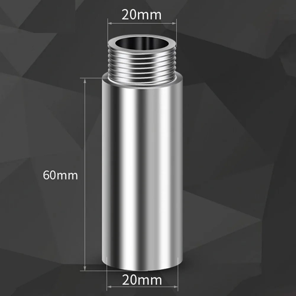 10-60mm Shower Head Extension Shower Head Extender Water Outlet- Lowers Existing Shower Pipe Extension For Bathroom Shower Exten