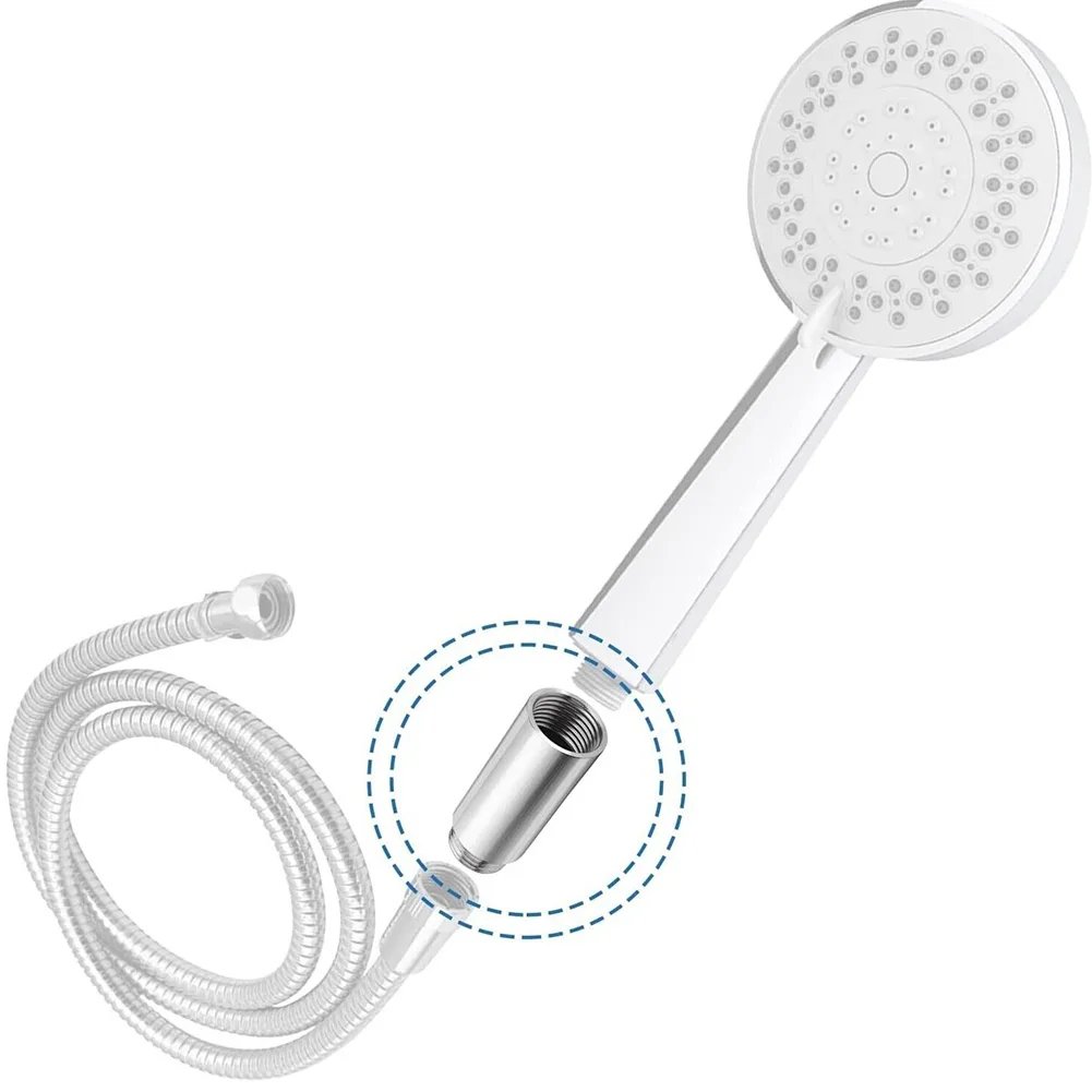10-60mm Shower Head Extension Shower Head Extender Water Outlet- Lowers Existing Shower Pipe Extension For Bathroom Shower Exten