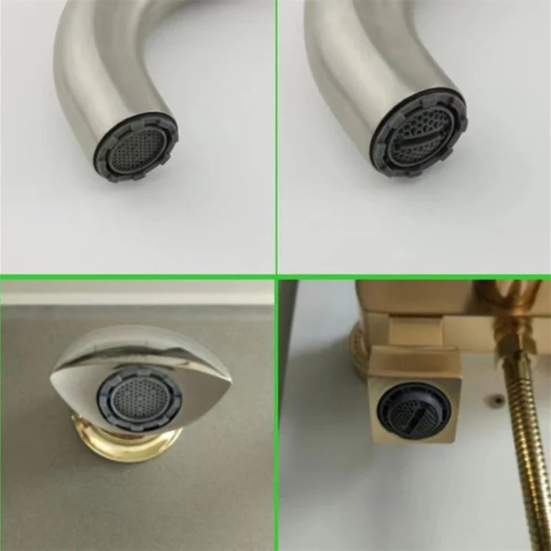 10 pcs Water Saving Tap Accessories 18.5mm Male Thread Aerator Built-in Faucet Bubbler Filter Core Universality Inlaid Fittings