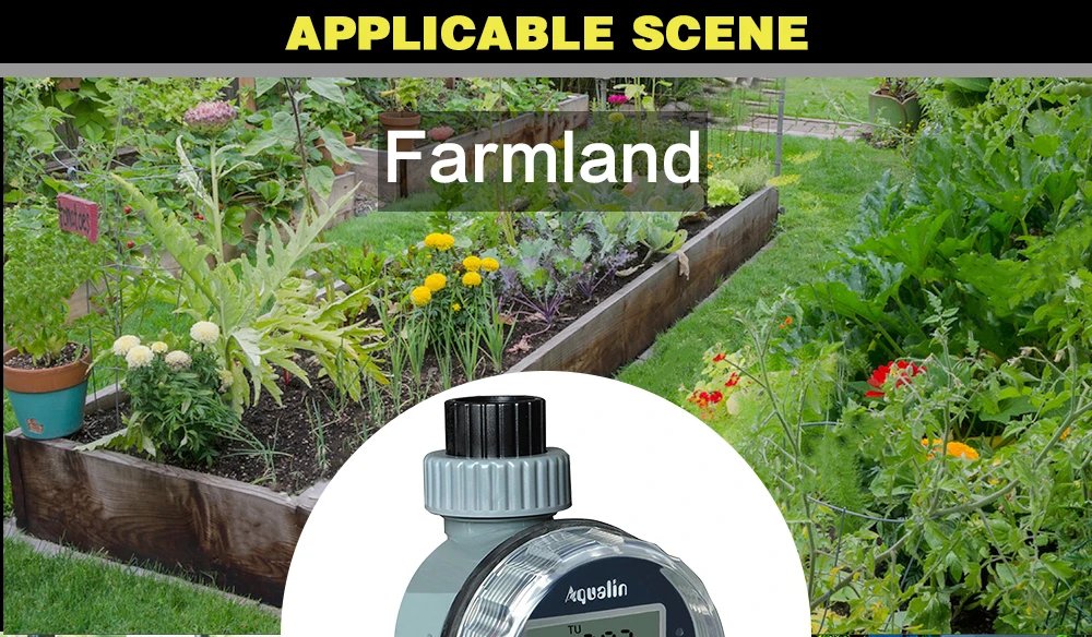 LCD Display Watering Timer Electronic Home Garden Ball Valve 0 Pressure Water Timer For Garden Irrigation Controller