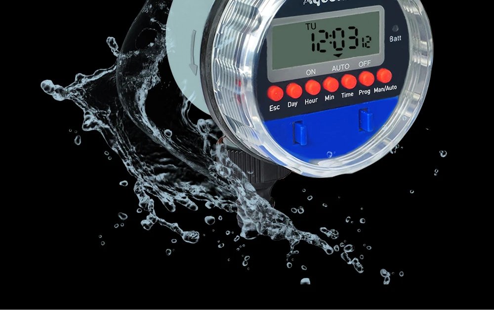 LCD Display Watering Timer Electronic Home Garden Ball Valve 0 Pressure Water Timer For Garden Irrigation Controller