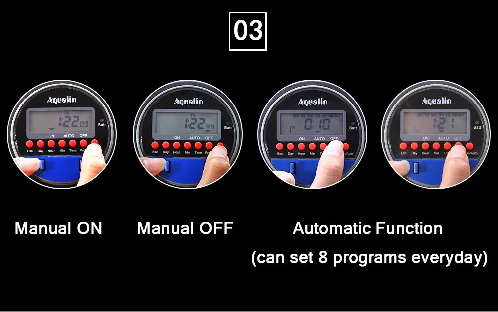 LCD Display Watering Timer Electronic Home Garden Ball Valve 0 Pressure Water Timer For Garden Irrigation Controller