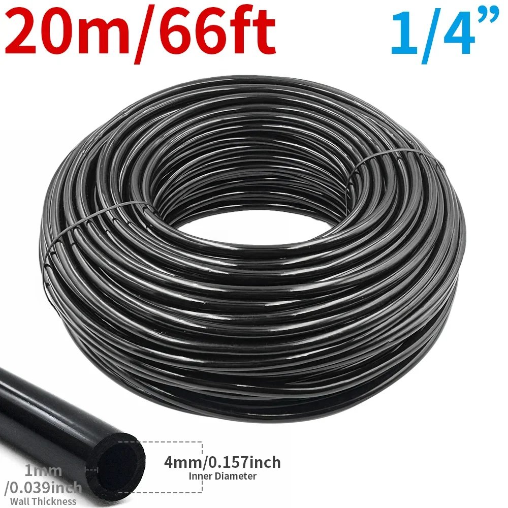 50pcs Barbed Connectors Irrigation Fittings Drip Irrigation Barbed Connectors 4/7mm Tubing Fittings for Flower Pot Garden Lawn