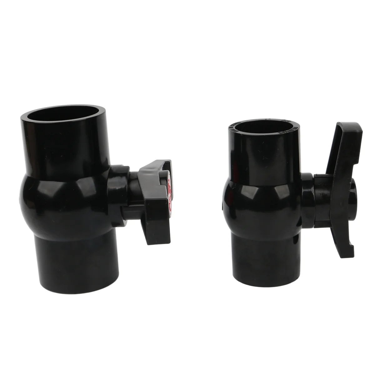 1pc 20/25/32/40/50mm Black PVC Ball Valve For Garden Irrigation Water Pipe Valve Fittings Aquarium Water Tank Pipe Valve