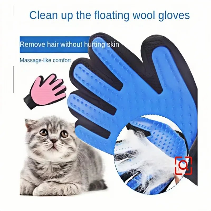 Pet Hair Glove Comb Pet Dog Cat Grooming Cleaning Glove Deshedding Hair remover Massage Brush Animal Supplies Cat Accessoies Pet Hair Glove Comb Pet Dog Cat Grooming Cleaning Glove Deshedding Hair remover Massage Brush Animal Supplies Cat Accessoies